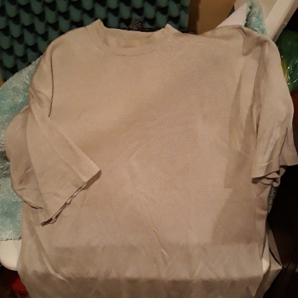 Men's 100% SILK Shirt Short Sleeve